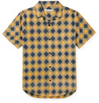 Outerknown - BBQ Camp-Collar Printed Organic Cotton and Hemp-Blend Shirt - Yellow