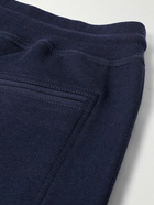 Brunello Cucinelli - Tapered Cotton-Blend Jersey Sweatpants - Blue