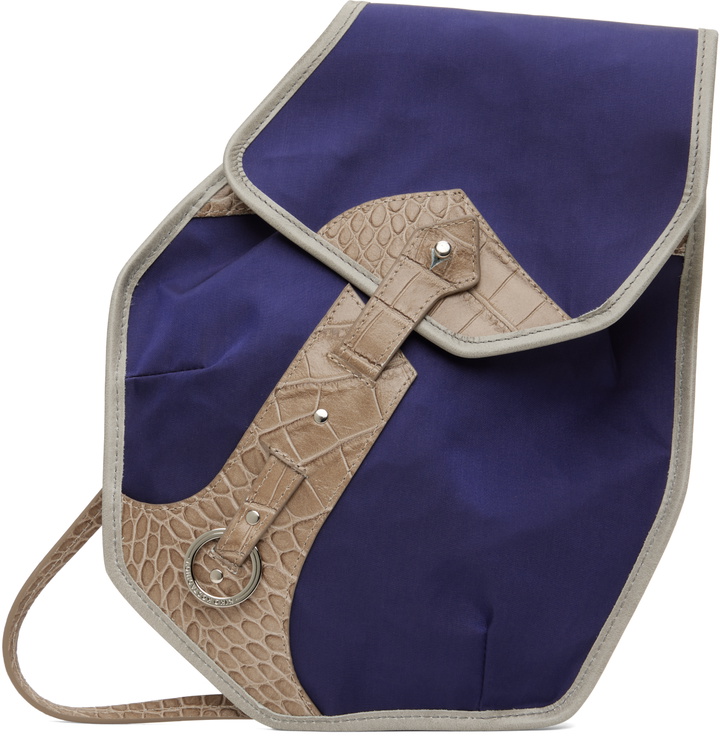 Photo: Kiko Kostadinov Blue & Brown Solva Bag
