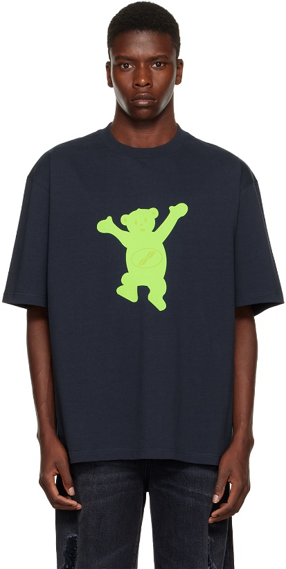Photo: We11done Navy Teddy T-Shirt
