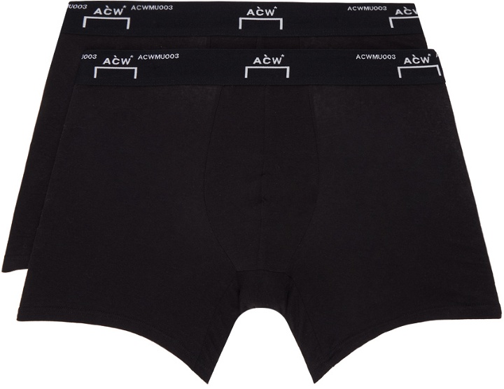 Photo: A-COLD-WALL* Two-Pack Black Boxers