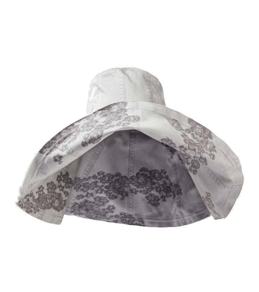 Acne Studios Oversized reversible cotton bucket hat Acne Studios