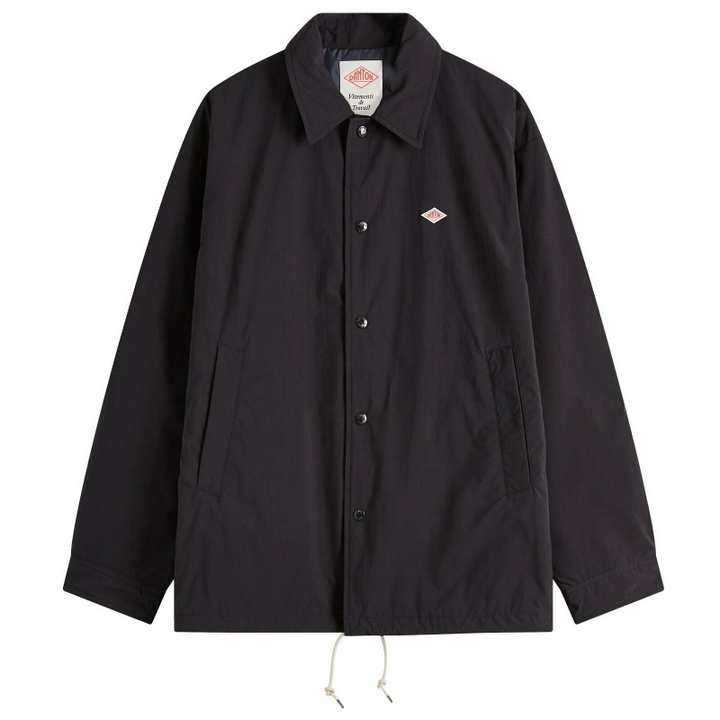 Photo: Danton Men's Logo Coach Jacket in Navy