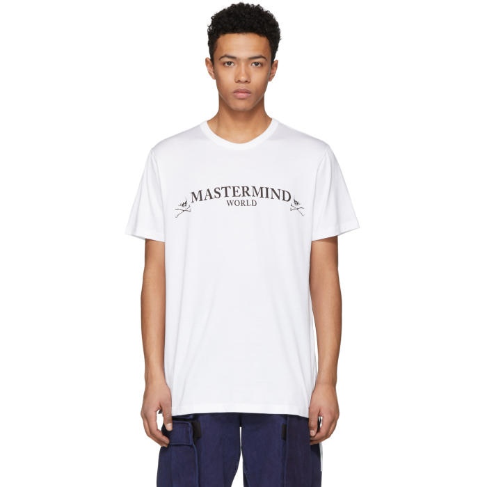 Photo: mastermind WORLD White Round Logo T-Shirt 
