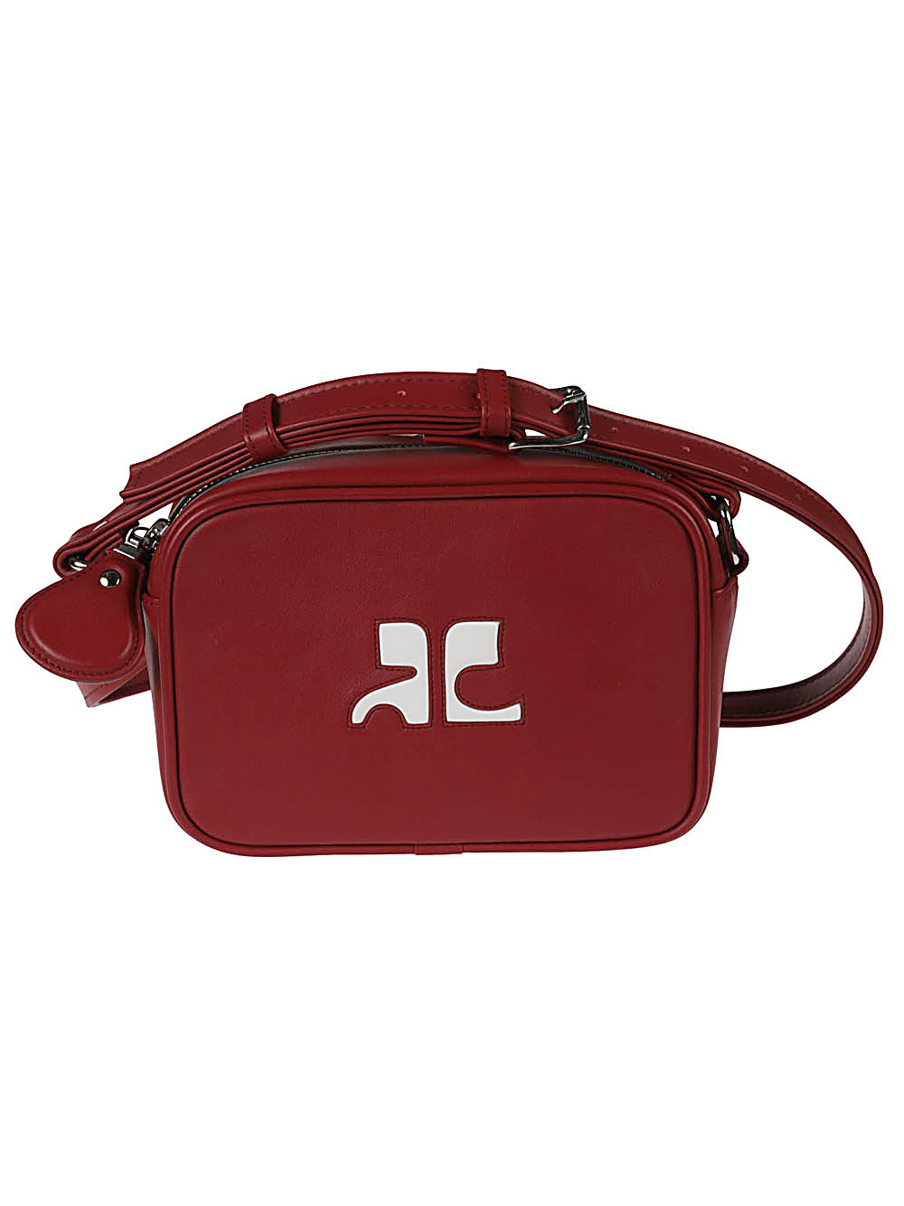 COURRÈGES - Logo Leather Camera Bag Courreges