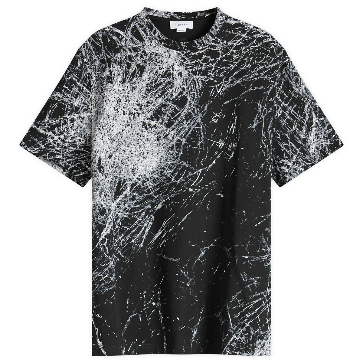 【関税&送料込】Alexander Mcqueen Sl Smashed Glass Alexander Mcqueen Smashed Glass Embroidered Sweatshirt In