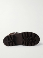 Loro Piana - Beinn Walk Shearling-Lined Leather and Padded Suede Boots - Brown