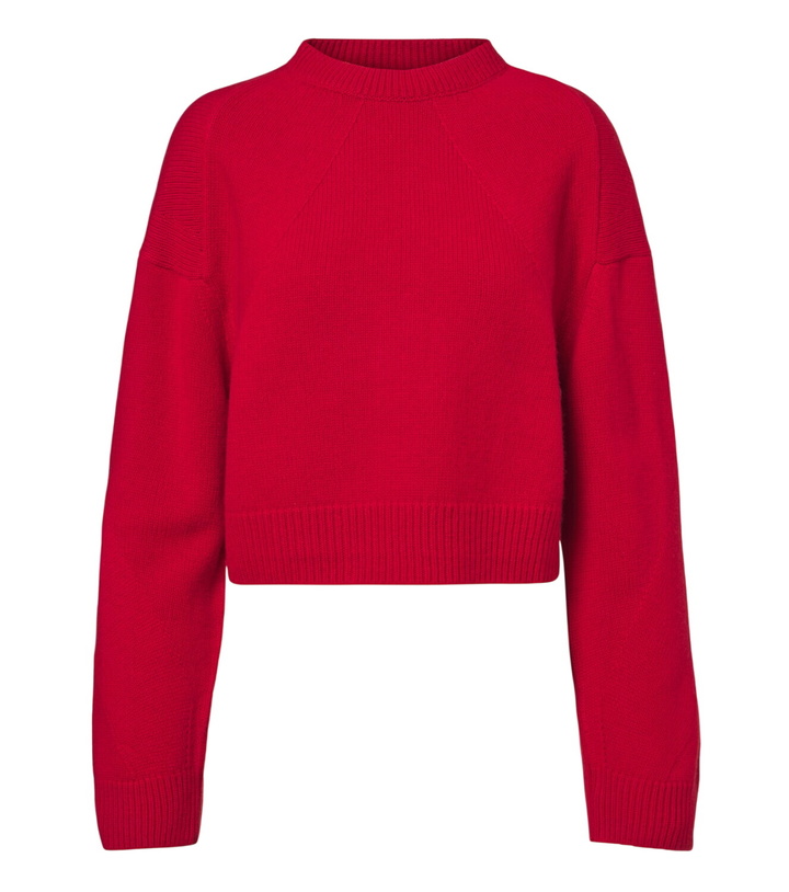 Photo: Fforme Marcela cropped wool and cashmere sweater