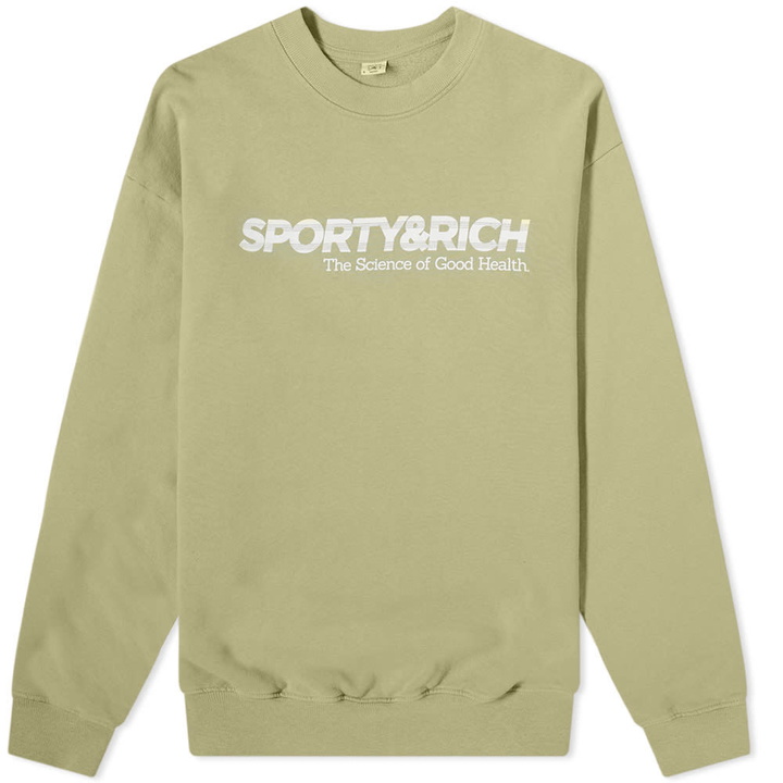 Photo: Sporty & Rich Science Logo Crew Sweat