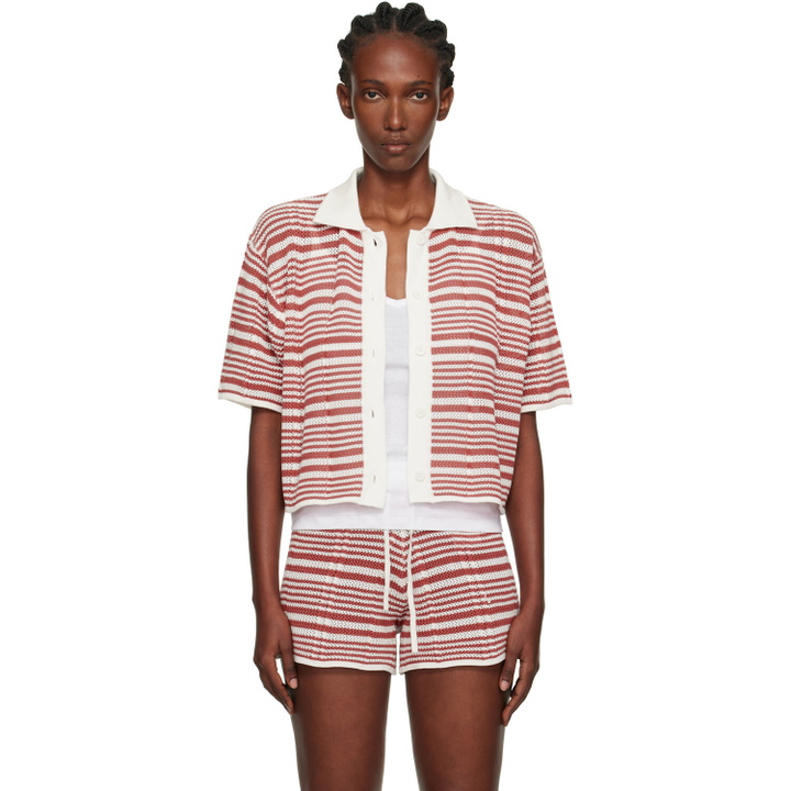 Photo: Holzweiler White Kelp Striped Shirt