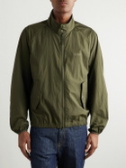 Baracuta - G9 Logo-Print Shell Harrington Jacket - Green