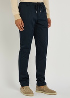 Aurélien Urban Stretch-cotton Trousers Navy