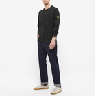 Stone Island Men's Garment Dyed Crew Sweat in Black