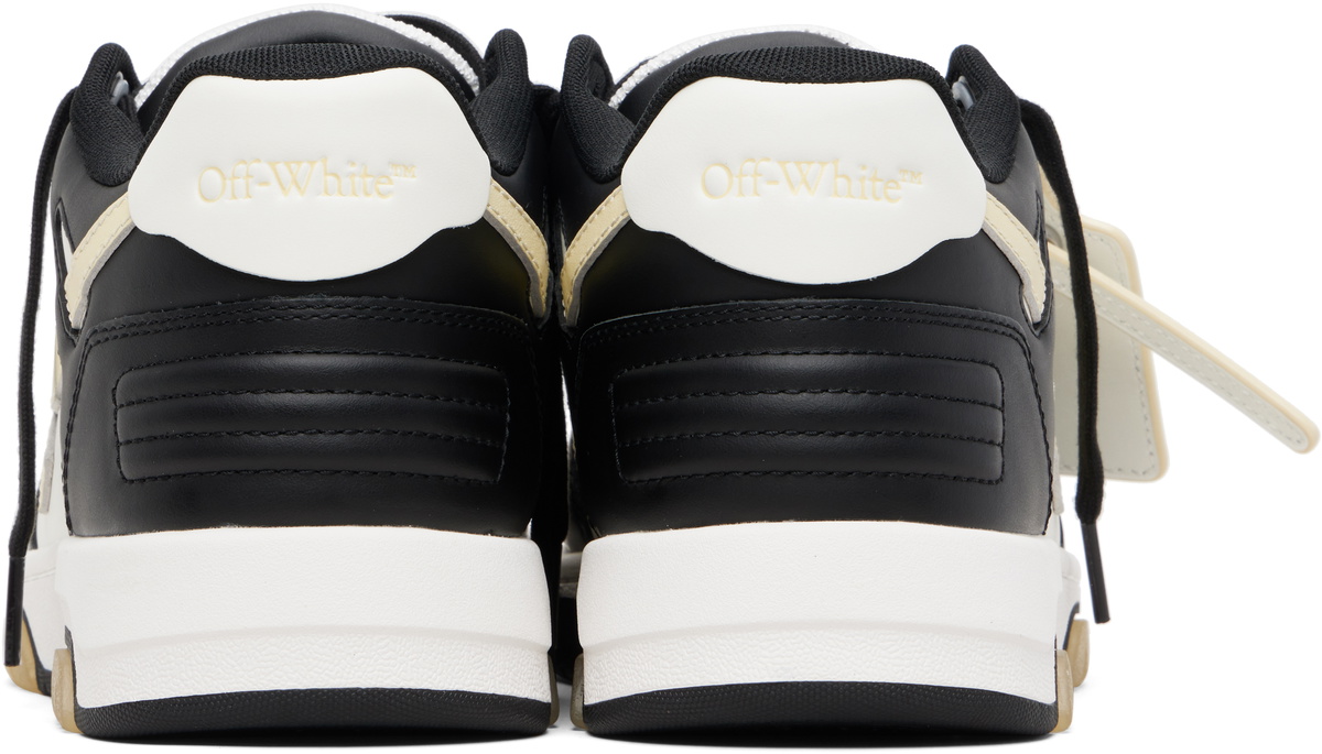 Off-White White & Black Out Of Office Glow-In-The-Dark Sneakers