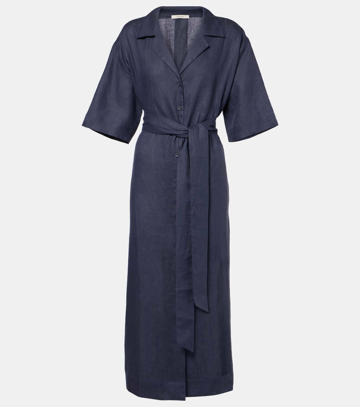 Asceno Larnaca linen midi dress
