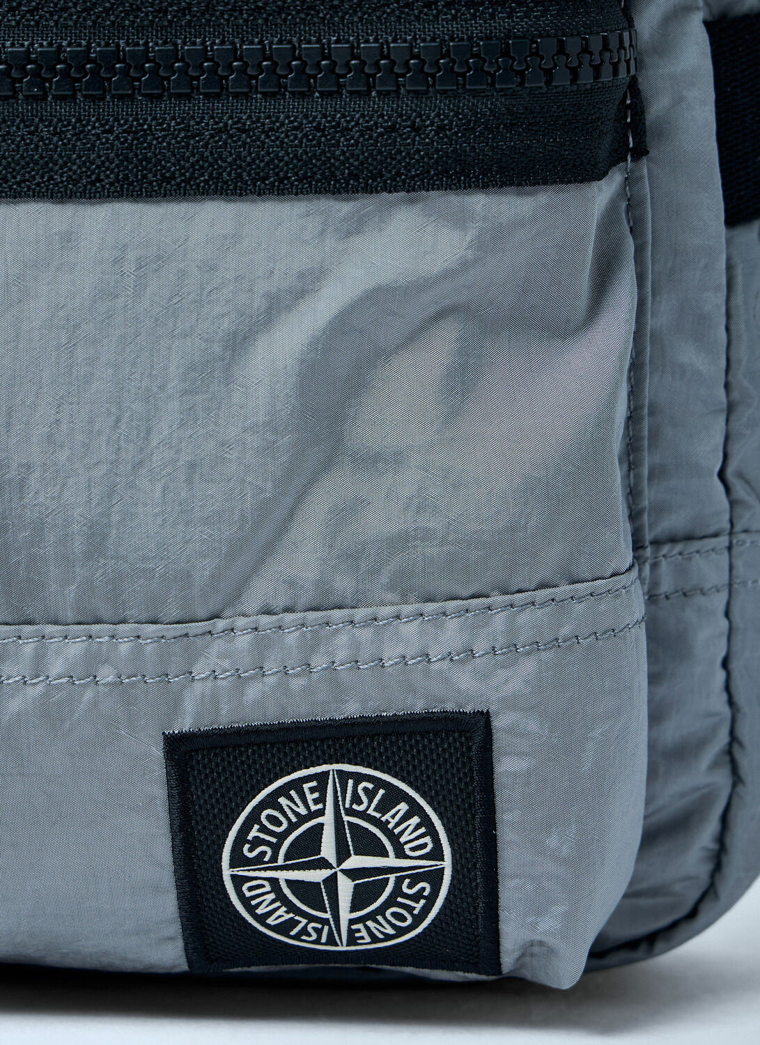 Stone Island Logo Motif Crossbody Bag