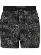 Lululemon - License to Train Straight-Leg Printed Stretch Recycled-Shell Running Shorts - Gray
