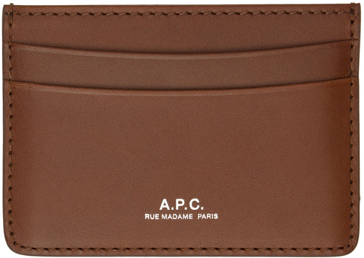 Photo: A.P.C. Brown André Card Holder
