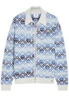 Casablanca Monogram Wool-blend Cardigan Multicoloured 1