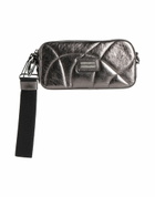 Peserico Womens Clutch in Gunmetal