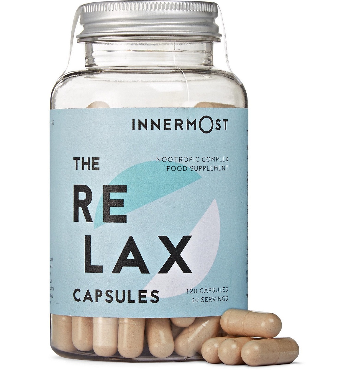 Photo: Innermost - The Relax Supplement, 120 Capsules - Colorless