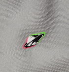Ader Error - Oversized Logo-Print Cotton-Blend Piqué Sweatshirt - Gray