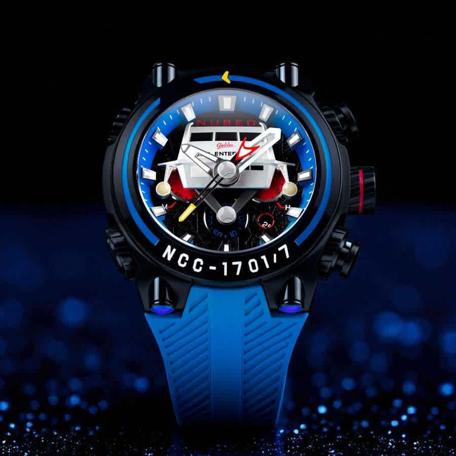 Nubeo Deimos Chronograph Blue Dial Mens Watch NB-6118-03