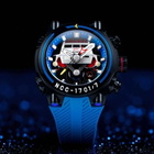 Nubeo Deimos Chronograph Blue Dial Mens Watch NB-6118-03