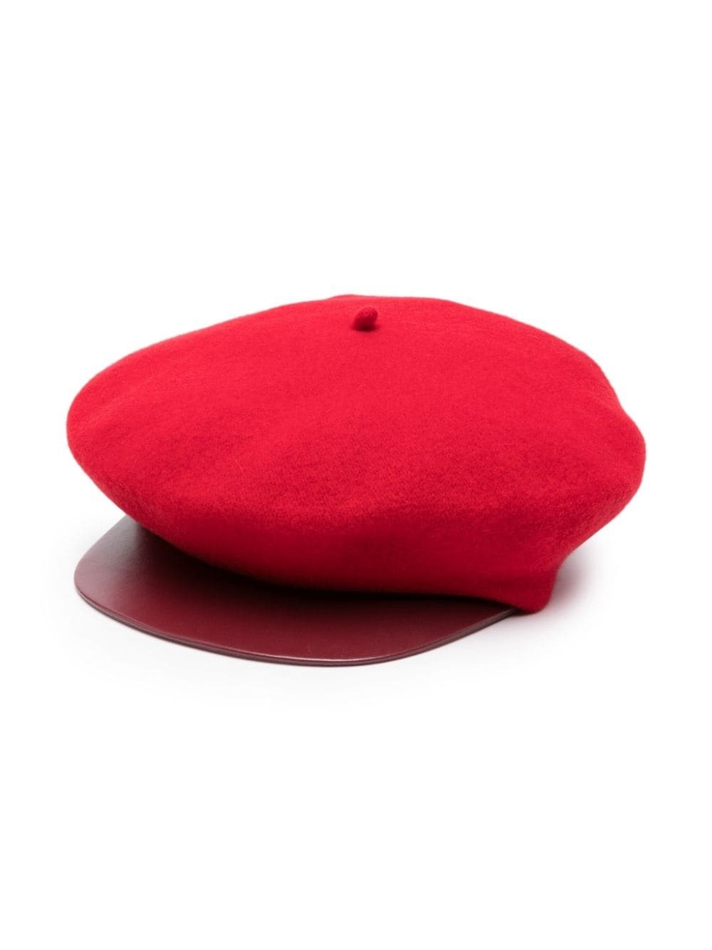 EMPORIO ARMANI - Wool Visor Basque Hat
