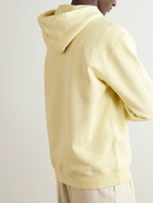 Jacquemus - Logo-Appliquéd Cotton-Jersey Hoodie - Yellow