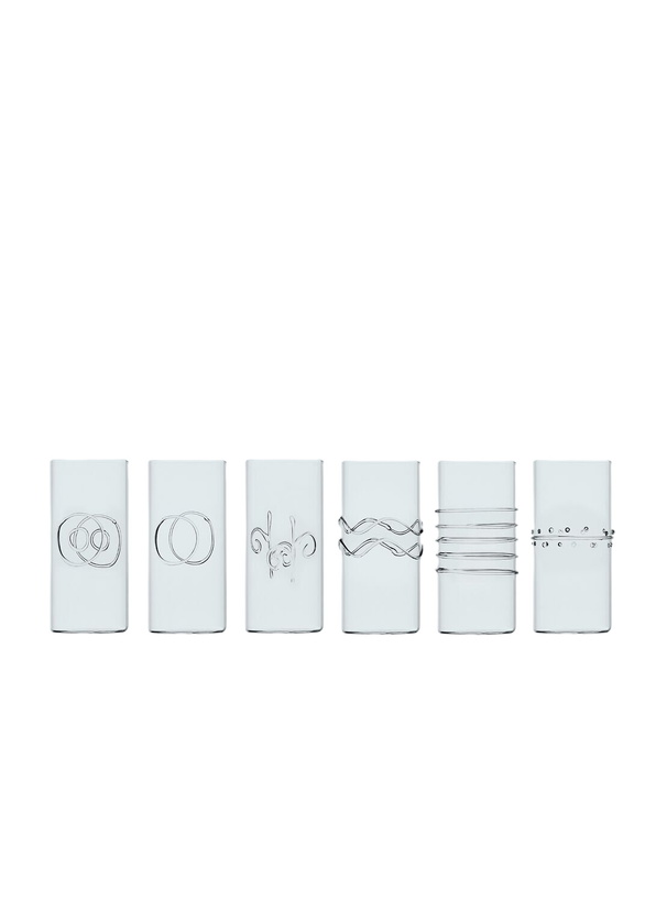 Photo: Ichendorf Milano Set Of Six Decò Tall Glasses