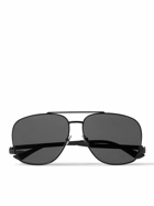 SAINT LAURENT - Aviator-Style Metal Sunglasses