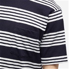 Beams Plus Men's Stripe Nep Pocket T-Shirt in Navy