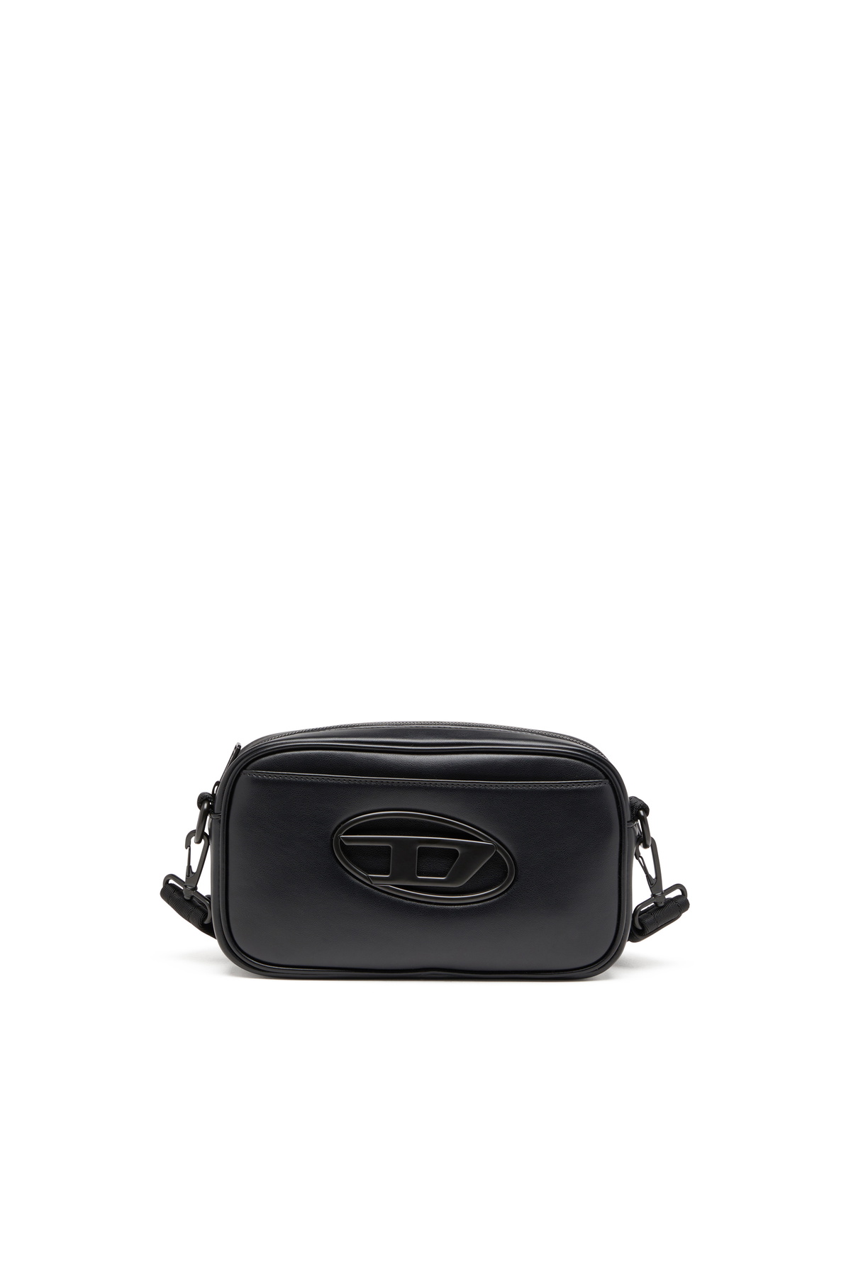 Diesel Holi-D-Camera bag in neoprene and PU - Crossbody Bags Mens in Black