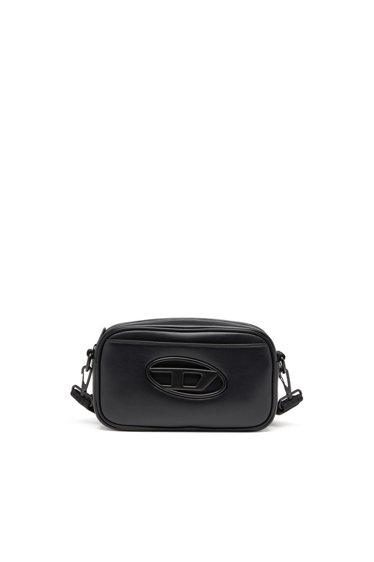 Photo: Diesel Holi-D-Camera bag in neoprene and PU - Crossbody Bags Mens in Black