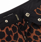 TOM FORD - Mid-Length Leopard-Print Swim Shorts - Brown