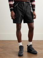 Nike - ACG Snowgrass Straight-Leg Mesh-Trimmed Belted Nylon Shorts - Black