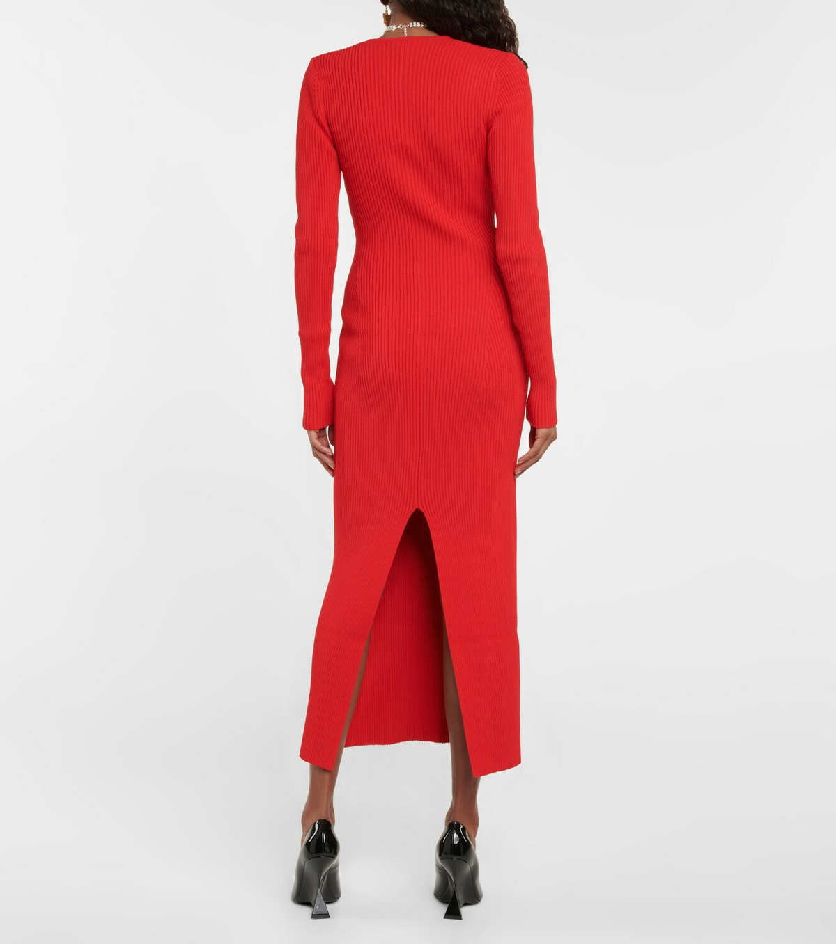 Magda Butrym - Cutout ribbed-knit midi dress Magda Butrym