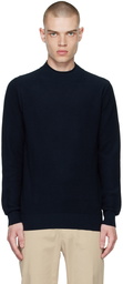 Sunspel Navy Fisherman Sweater