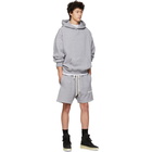 Essentials Grey Logo Shorts