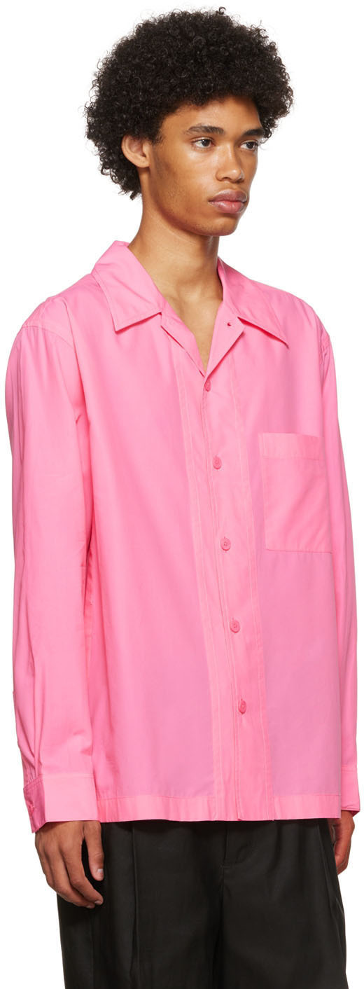 3.1 Phillip Lim Pink Convertible Collar Shirt