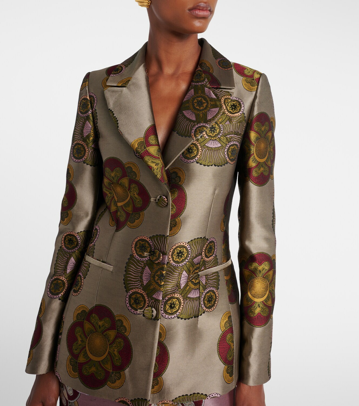La DoubleJ 24/7 printed blazer