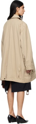 HODAKOVA Beige Upside Down Trench Coat