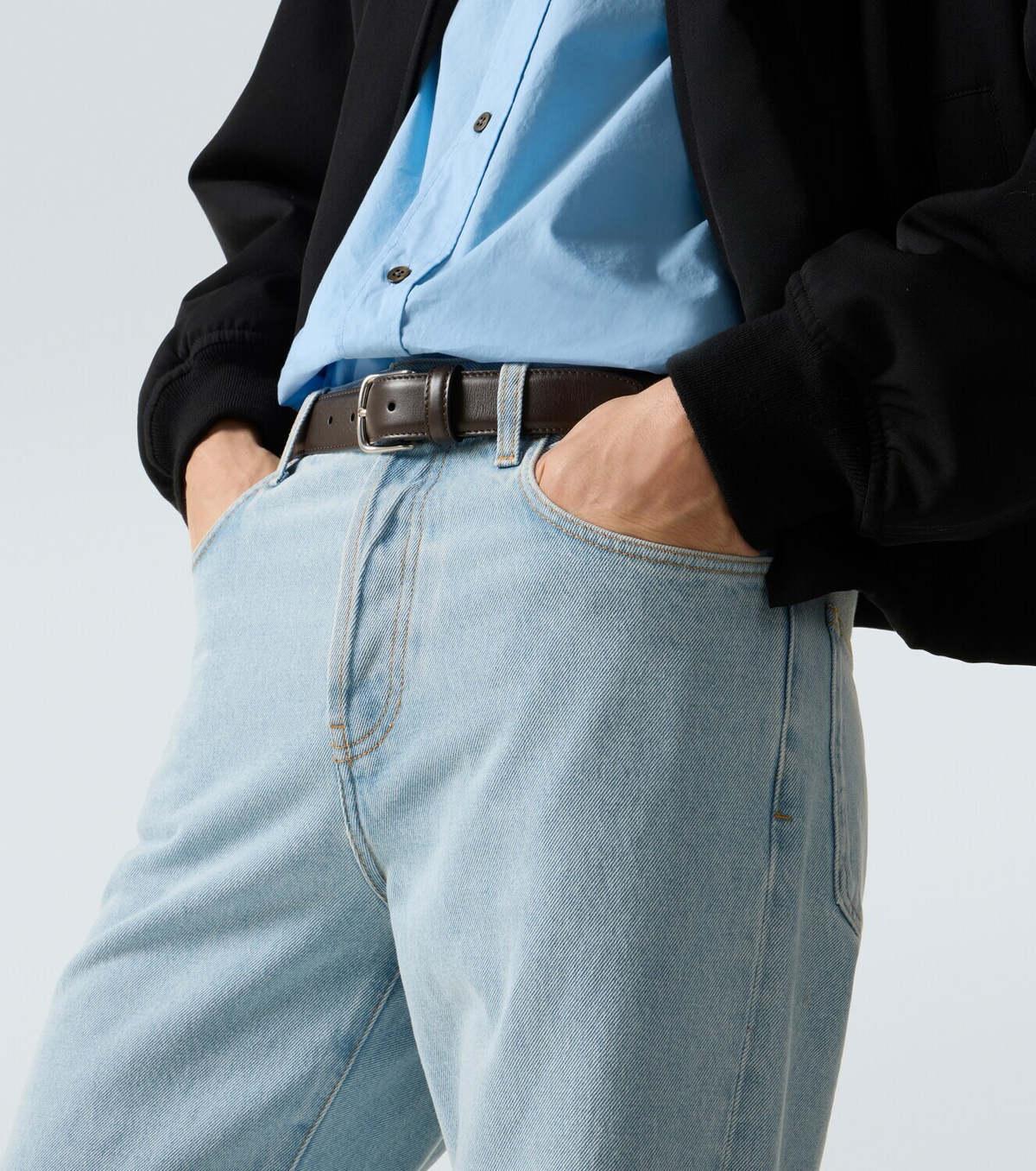 The Row Classic leather belt
