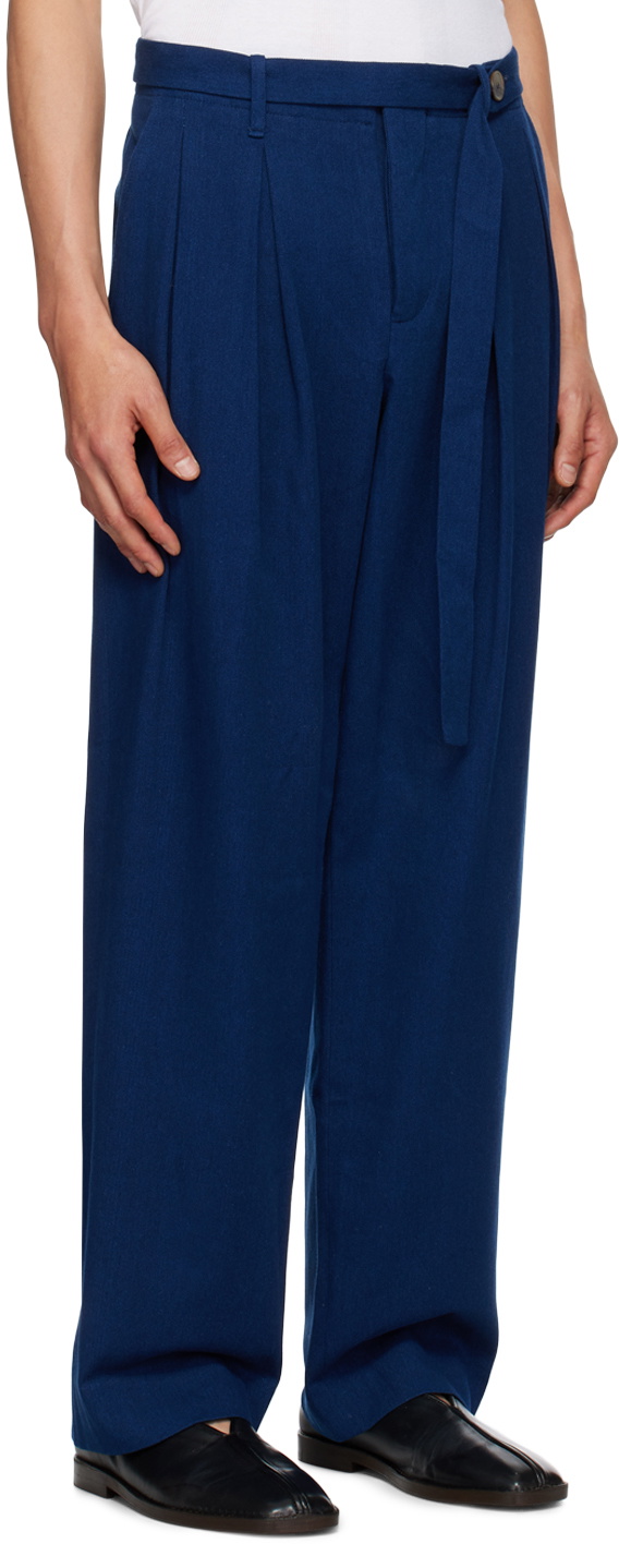King & Tuckfield Indigo Grant Trousers