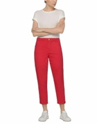 Manila Grace Womens Jeans in Red