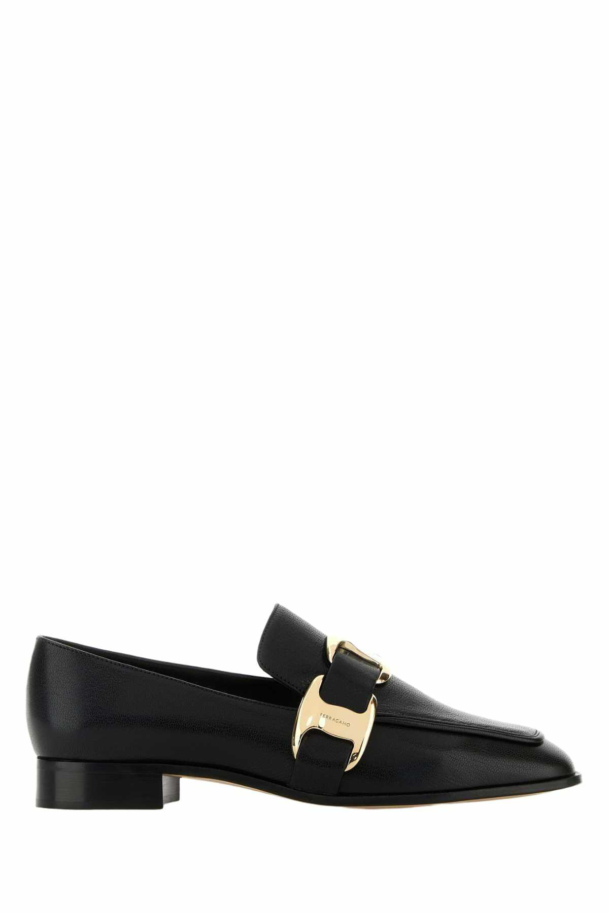 Ferragamo VIVALDO 7 ブラック Ferragamo Vivaldo leather loafers Salvatore Ferragamo