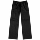 DONNI. Women's Linen Simple Pant in Jet