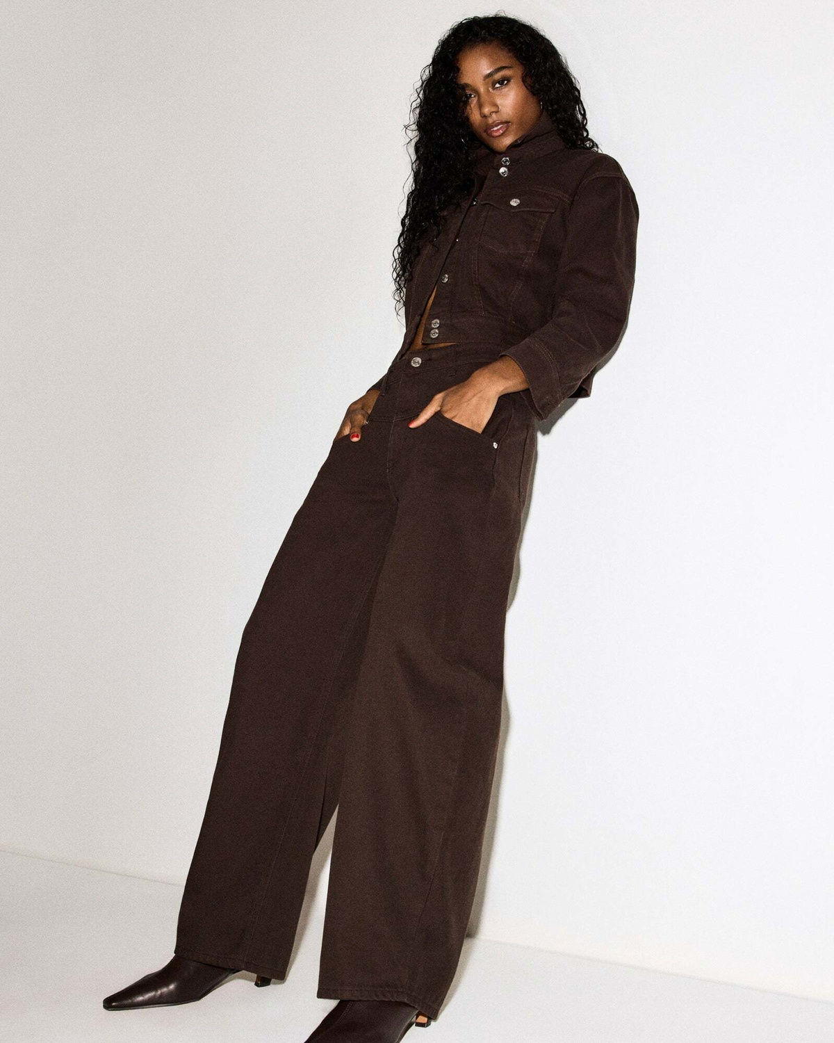 Steve Madden The Tribeca Jean Pants in Espresso