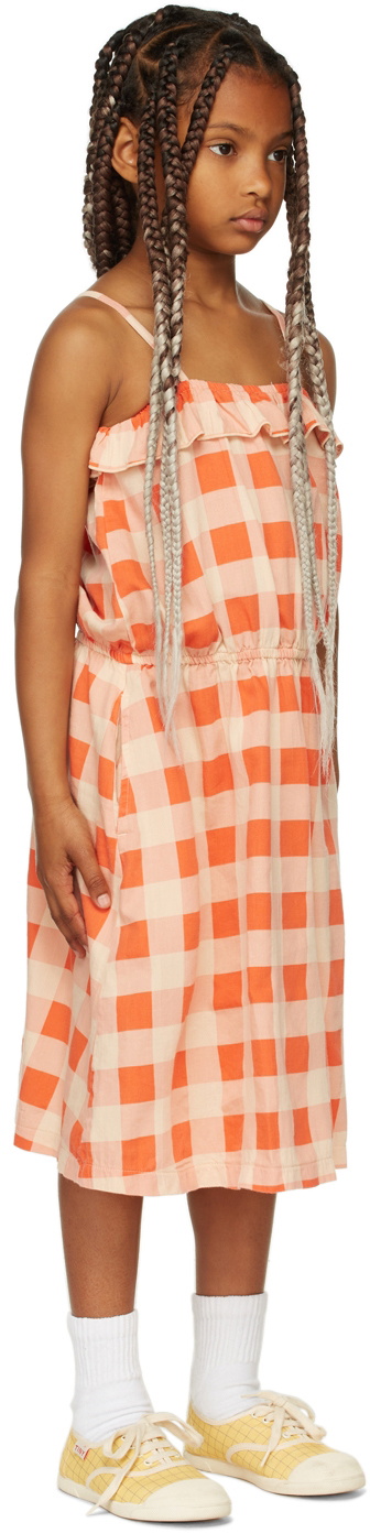 Repose AMS Kids Orange Ruffle Dress